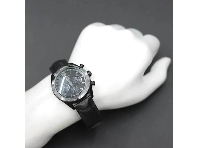 Reloj para Hombre TAG Heuer Carrera Calibre 02 Edición Negra Japón Negro Verde 