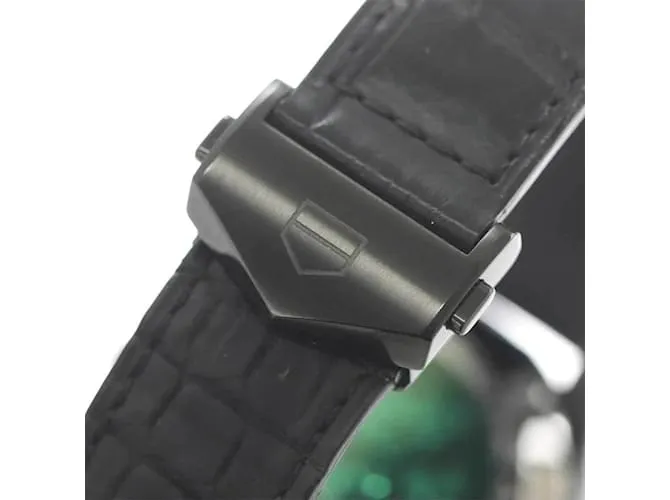 Reloj para Hombre TAG Heuer Carrera Calibre 02 Edición Negra Japón Negro Verde 