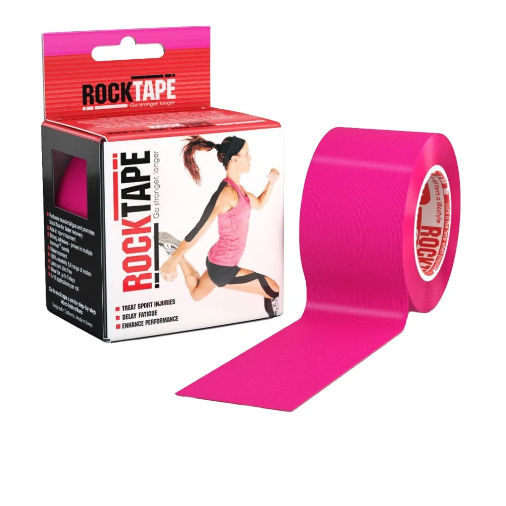 ROCKTAPE HOT PINK KINESIOLOGY CINTA ADHESIVA (5CM X 5M)  SS24