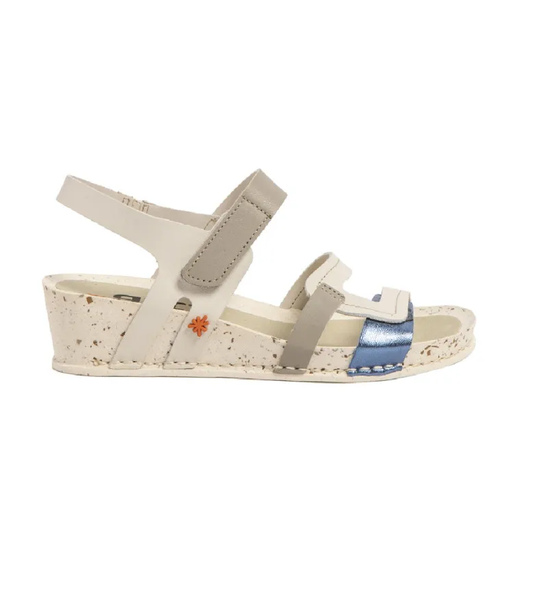 SANDALIAS DE PIEL 1941 I IMAGINE BLANCO  ALTURA TACóN 4,5CM