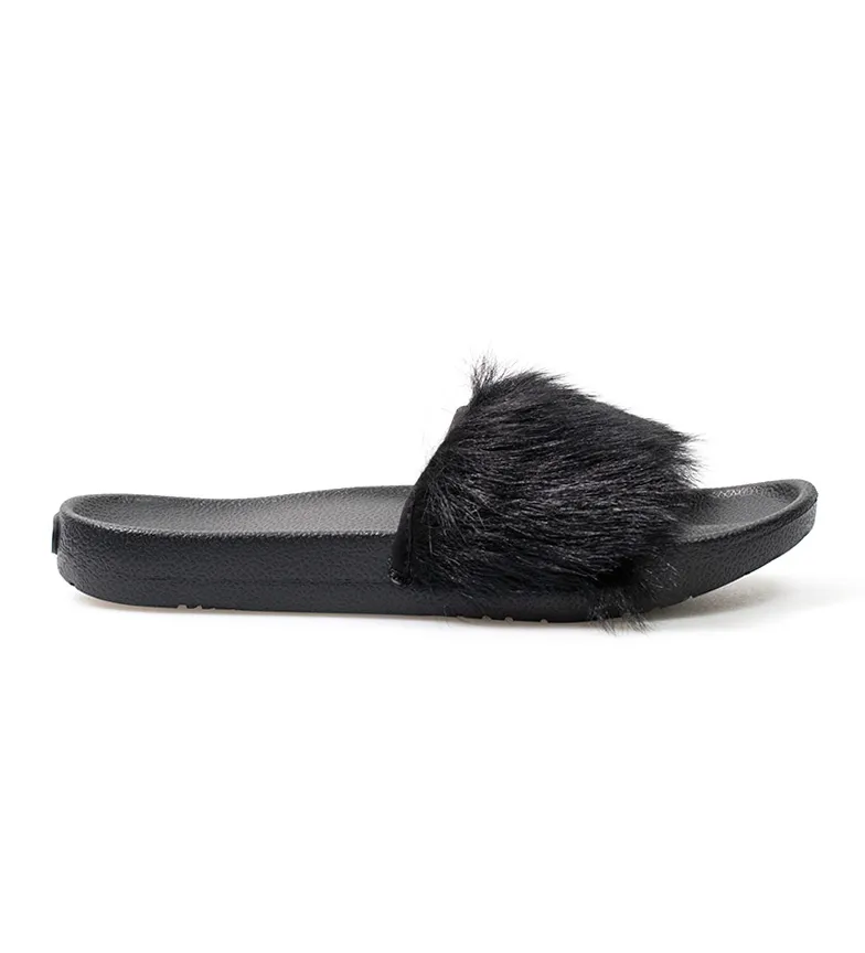 Sandalias de piel Royale negro