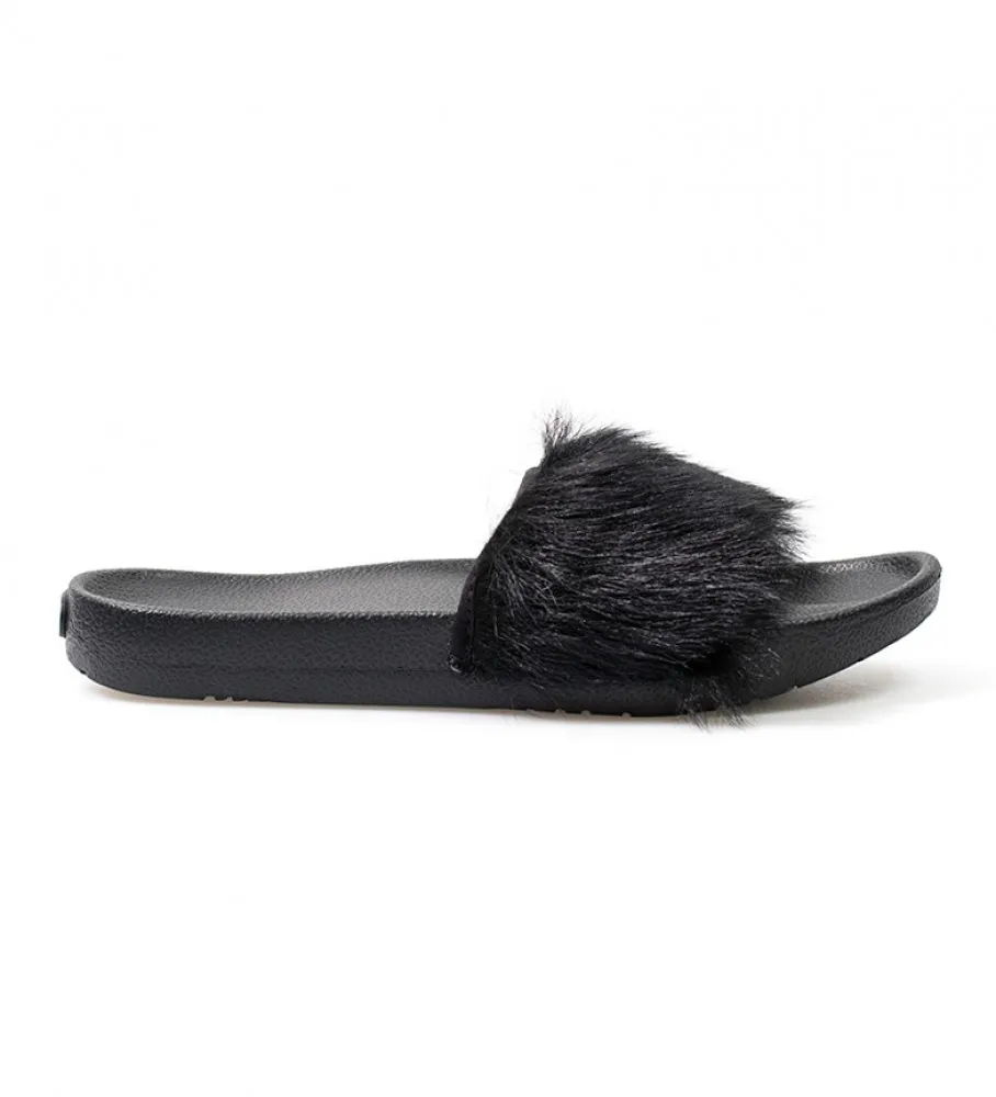 Sandalias de piel Royale negro
