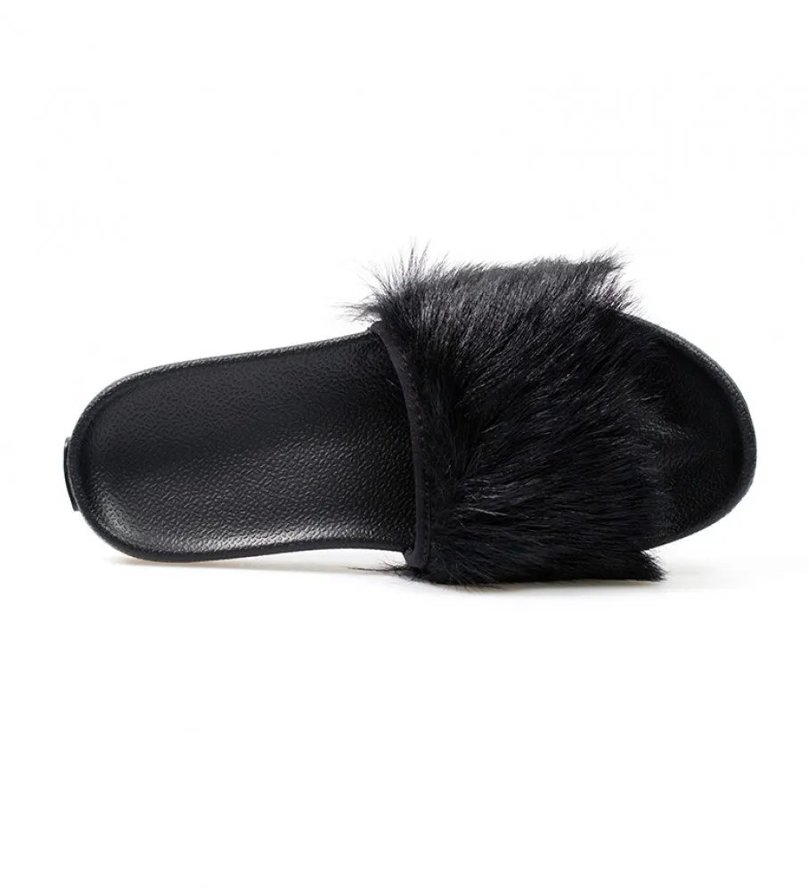 Sandalias de piel Royale negro