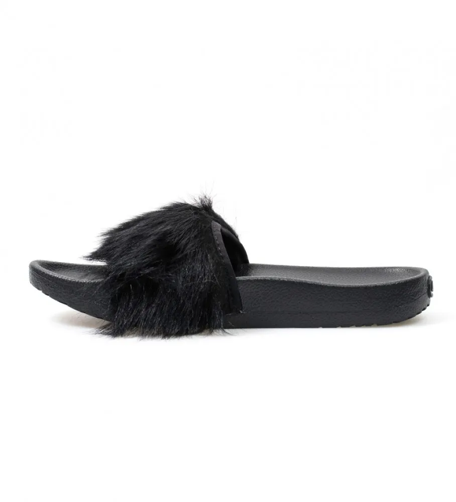 Sandalias de piel Royale negro