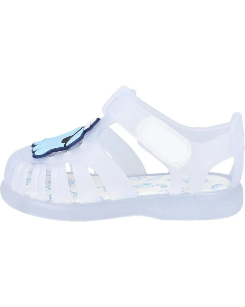 SANDALIAS IGOR  DE NIñA Y NIñO S10320270 PIRATA SANDALIAS CANGREJERAS UNISEX  BLANCOCELESTE