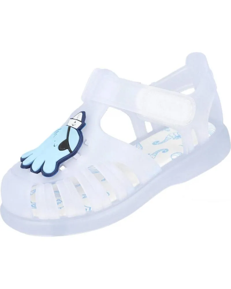 SANDALIAS IGOR  DE NIñA Y NIñO S10320270 PIRATA SANDALIAS CANGREJERAS UNISEX  BLANCOCELESTE