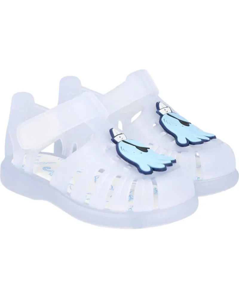 SANDALIAS IGOR  DE NIñA Y NIñO S10320270 PIRATA SANDALIAS CANGREJERAS UNISEX  BLANCOCELESTE