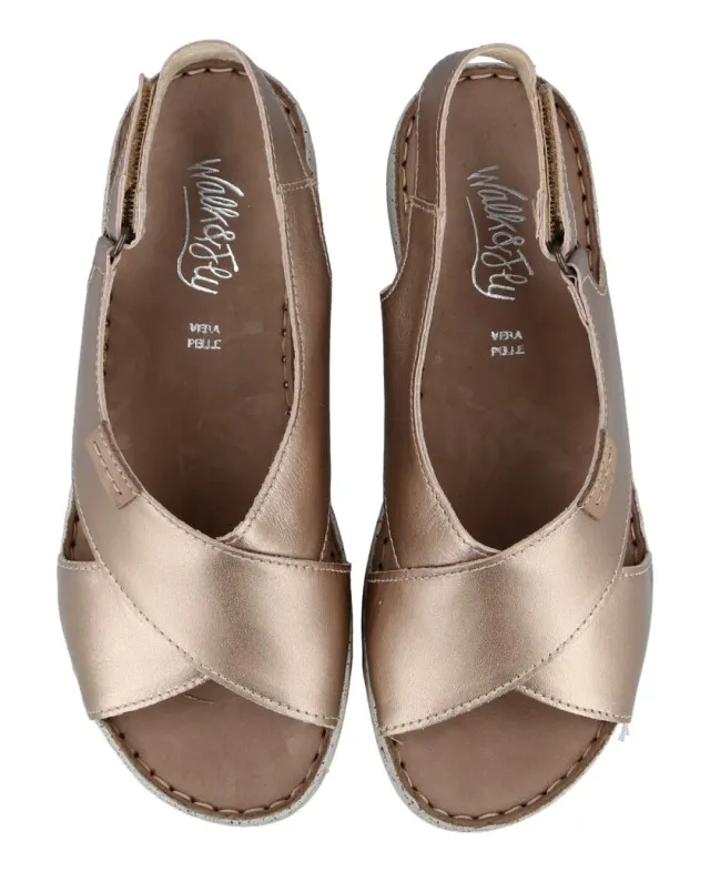 Sandalias metalizadas Walk and Fly 9371 41651