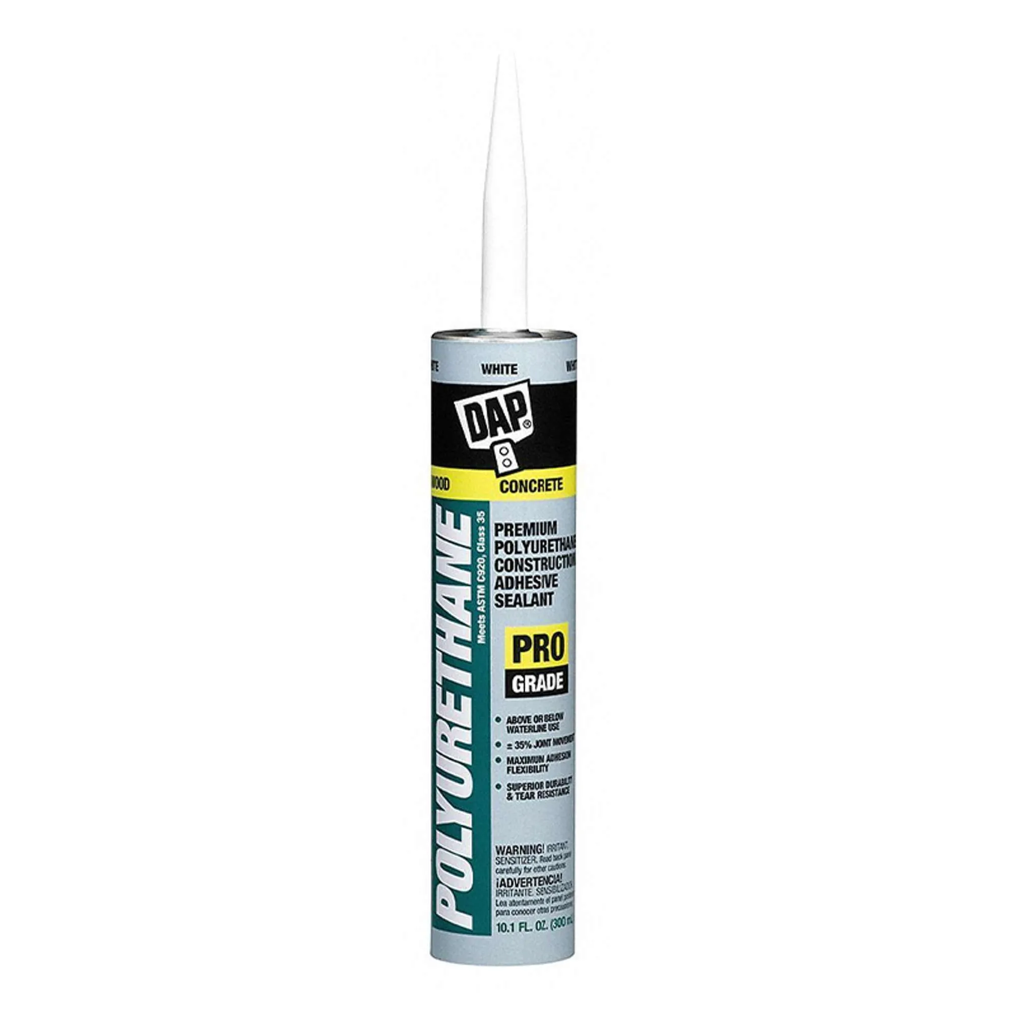 Sellador de poliuretano color Blanco de 10.1 Onzas