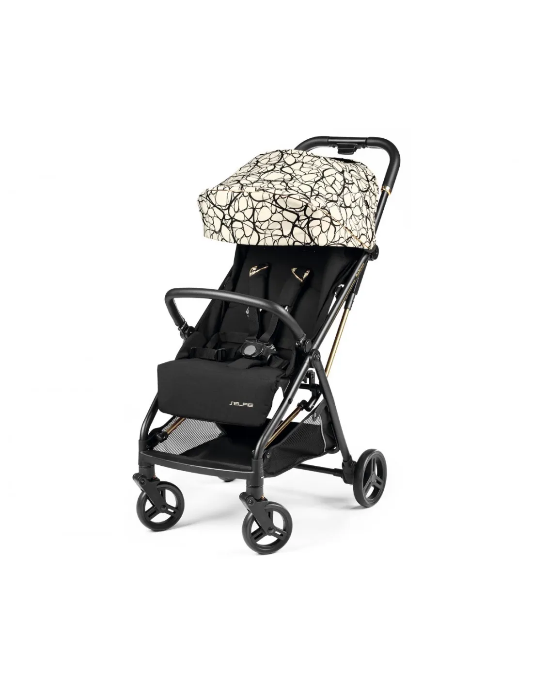 Silla de paseo selfie graphic gold de Peg Perego