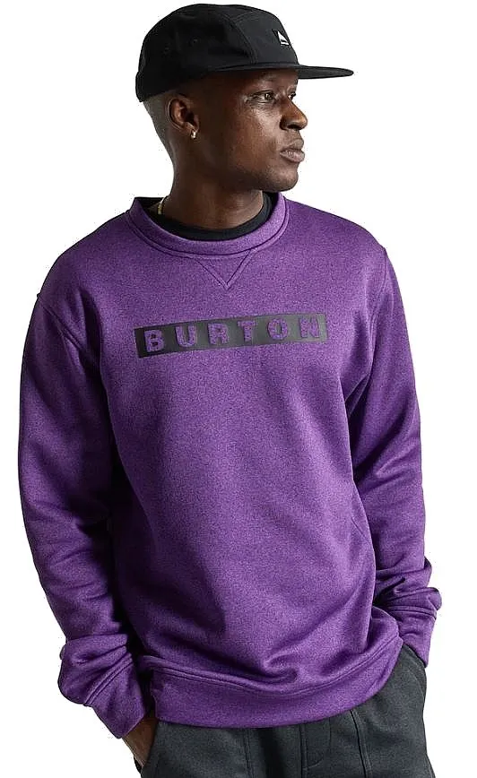SUDADERA BURTON OAK CREW  IMPERIAL PURPLE HEATHER  MEN´S