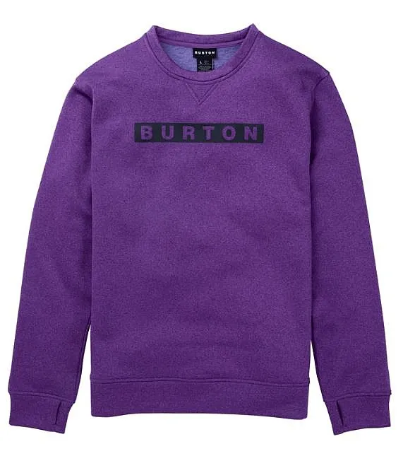 SUDADERA BURTON OAK CREW  IMPERIAL PURPLE HEATHER  MEN´S