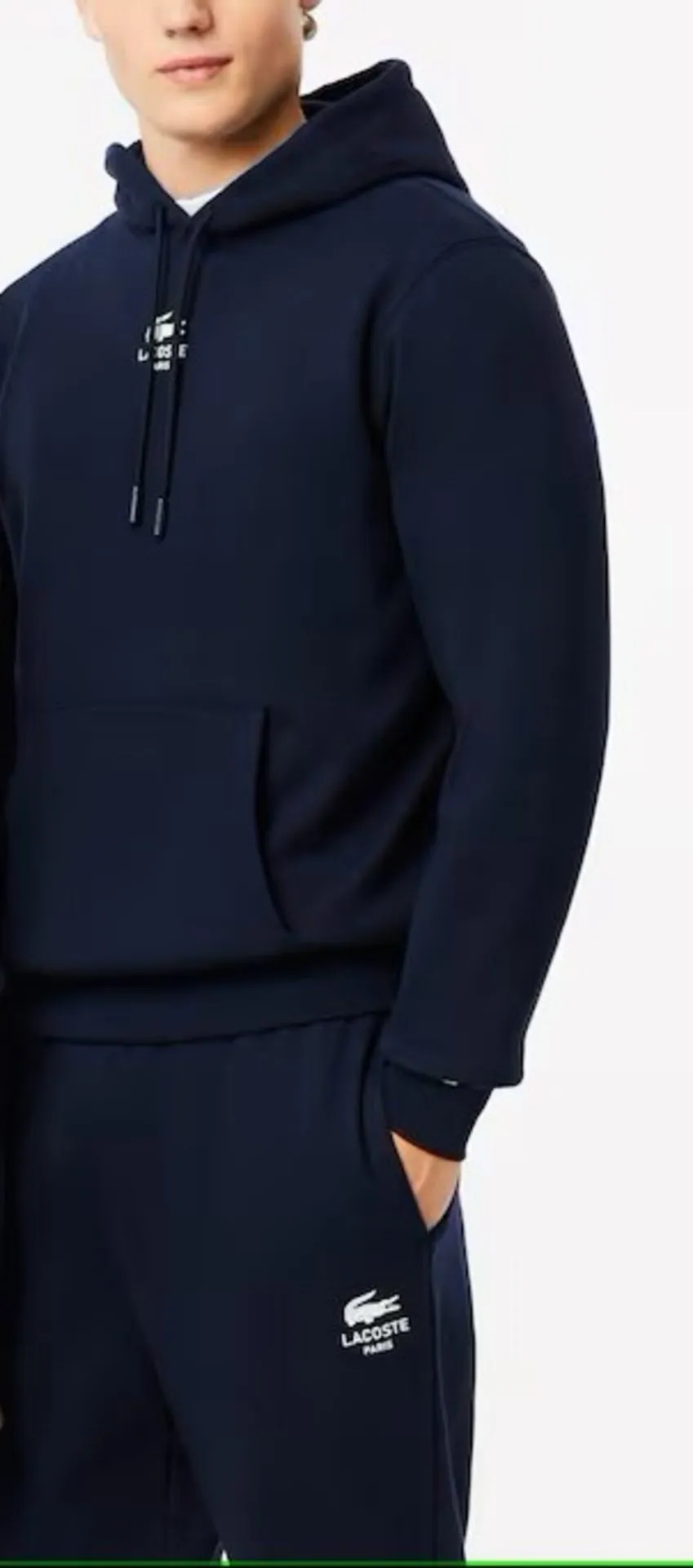 SUDADERA LACOSTE SH2740 MARINO