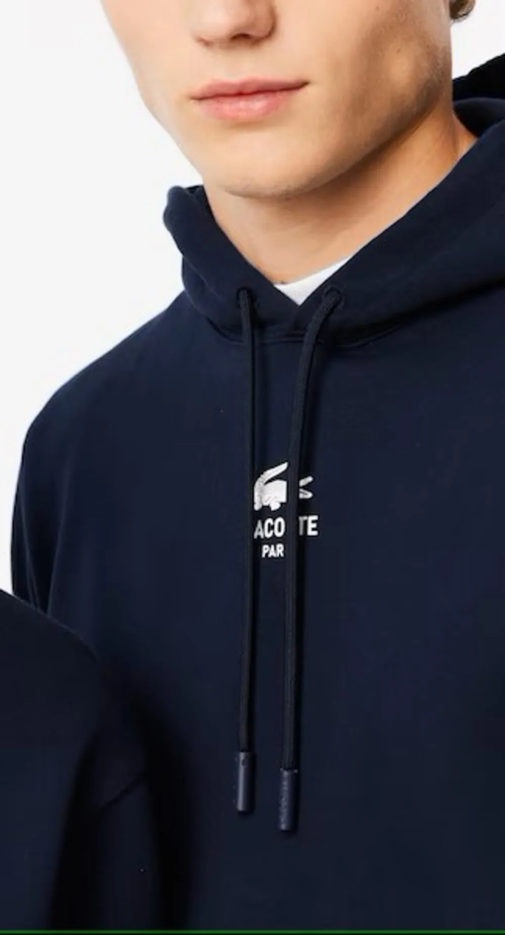 SUDADERA LACOSTE SH2740 MARINO