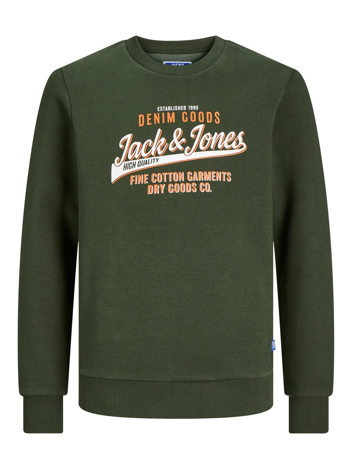 Sudadera Logotipo Junior | Verde oscuro | Jack & Jones®