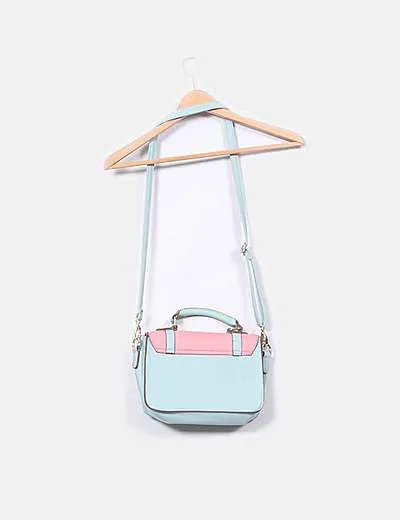SUITEBLANCO  BLANCO BOLSO CARTERA TONOS CORAL Y NUDE