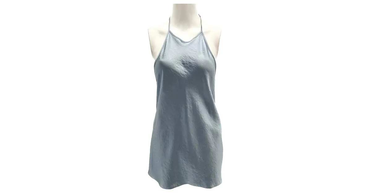 T BY ALEXANDER WANG Vestidos T.International S Poliéster Gris 