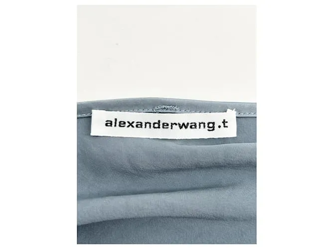 T BY ALEXANDER WANG Vestidos T.International S Poliéster Gris 