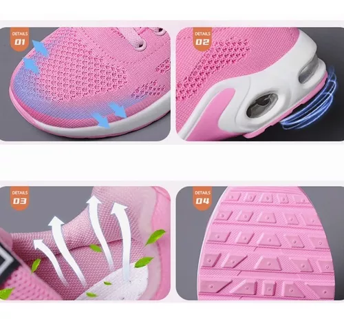 Tenis De Deporte Comodo Mujer Refrescante Y Sudor