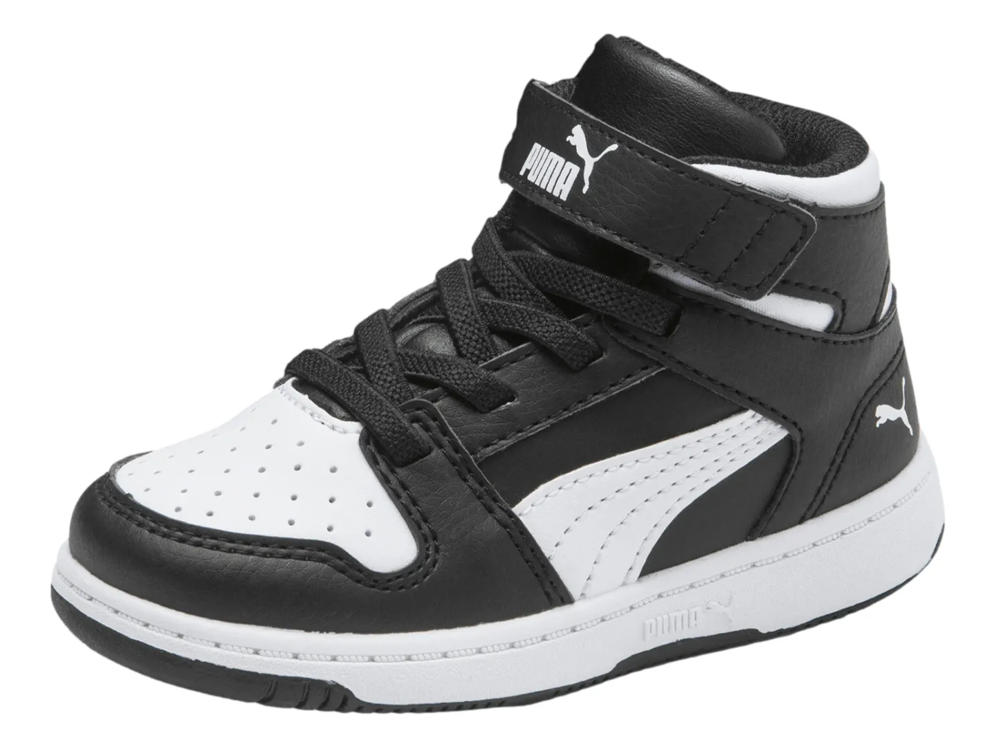 Tenis Puma Rebound Layup Blanco Para Niño
