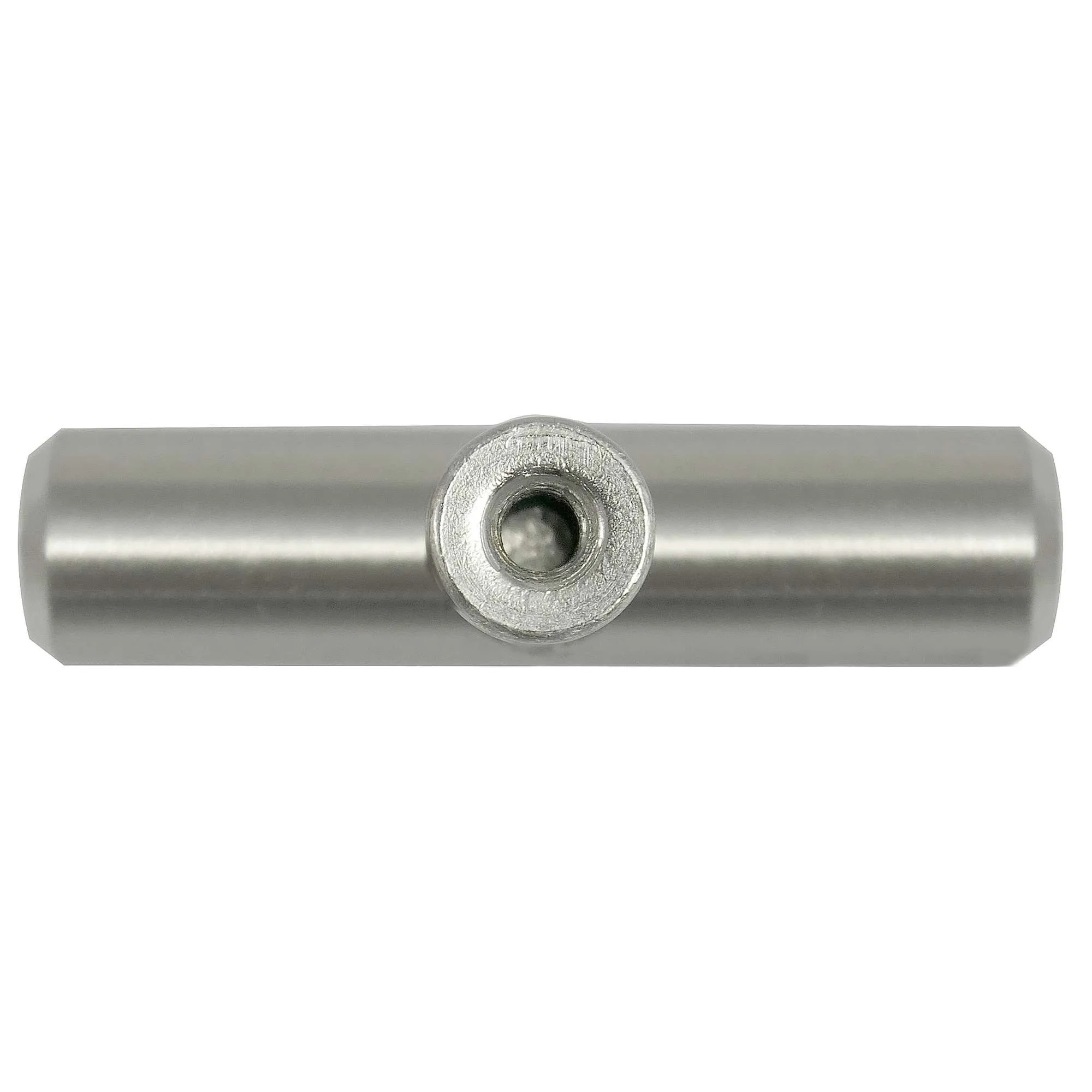 Tirador Barra en T Acero Chapado 2" Niquelado