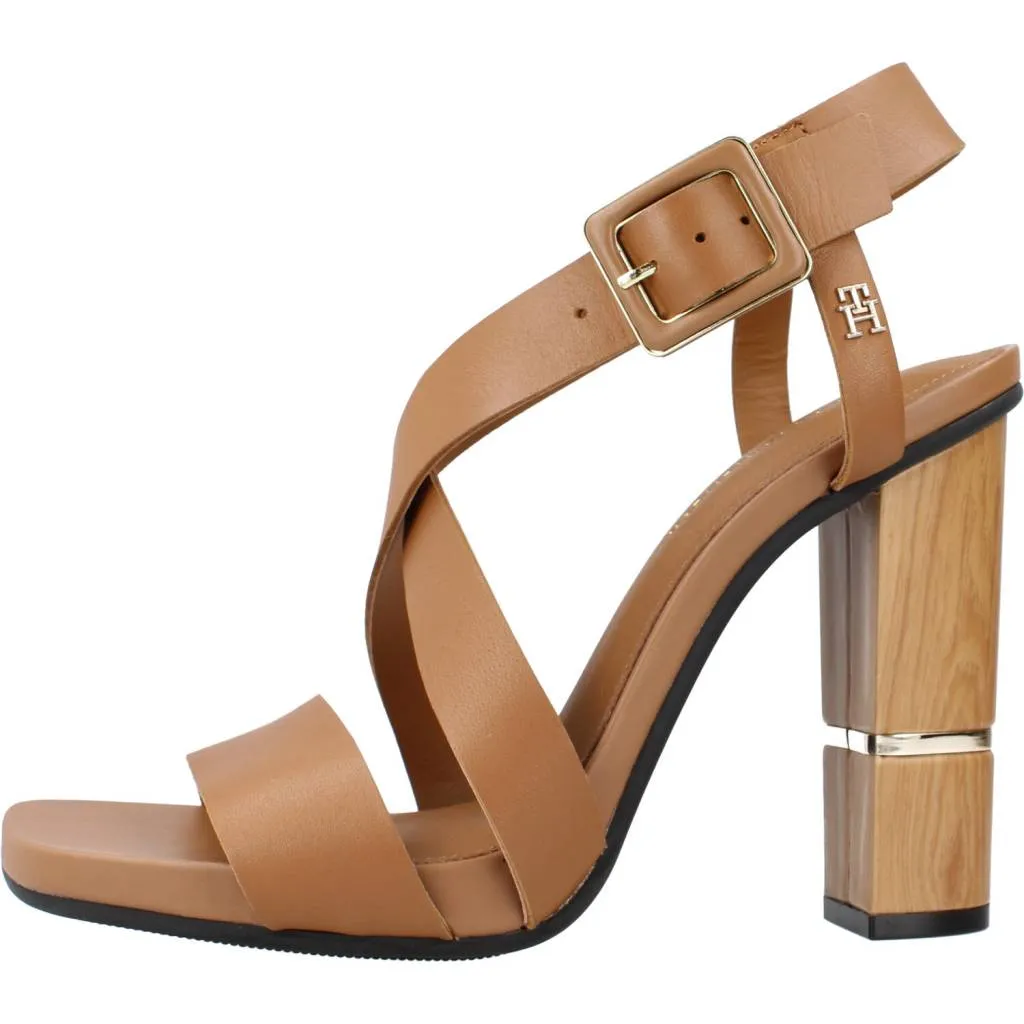 TOMMY HILFIGER HARDWARE BLOCK HIGH HEEL