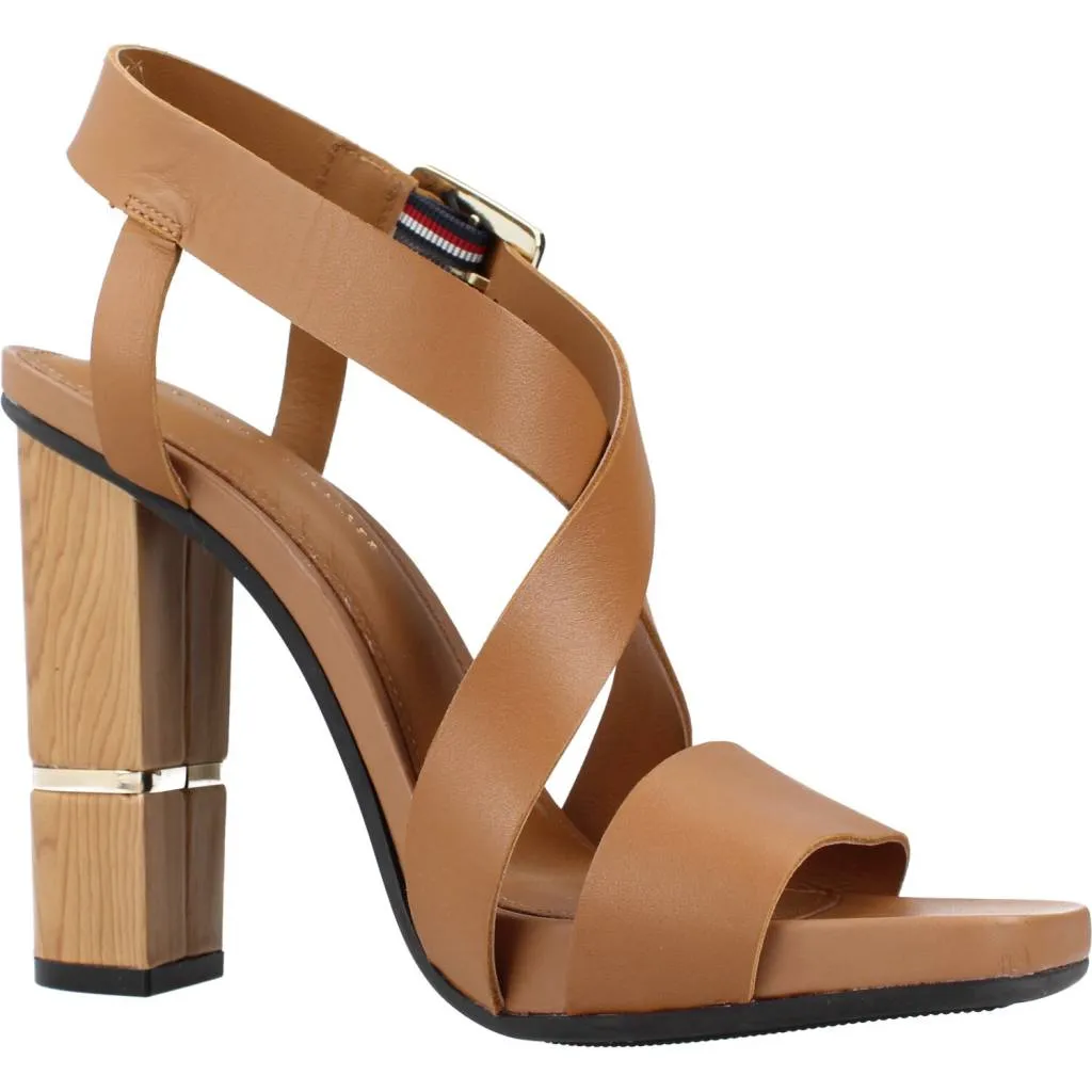 TOMMY HILFIGER HARDWARE BLOCK HIGH HEEL