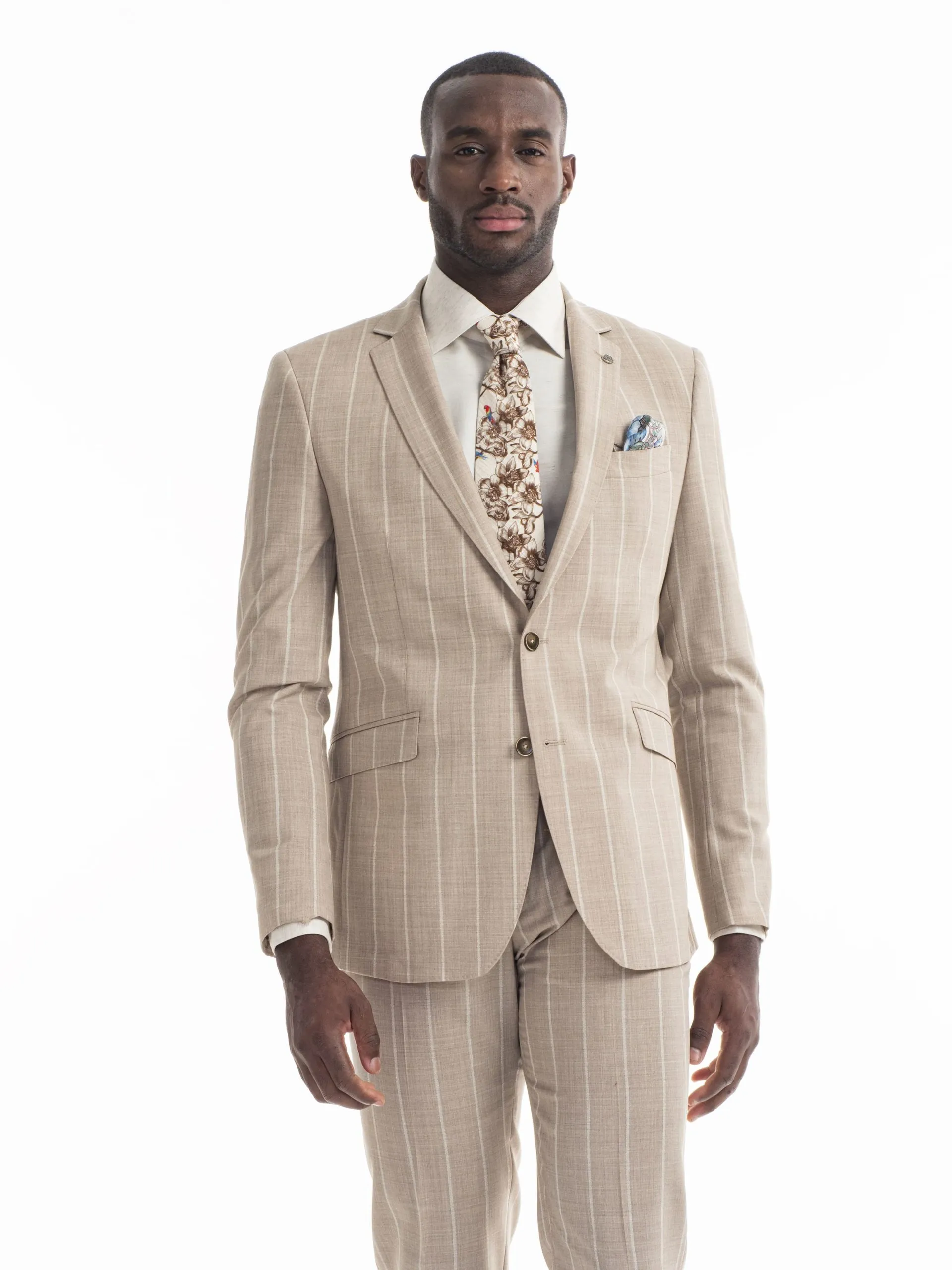 TRAJE BEIGE RAYA
