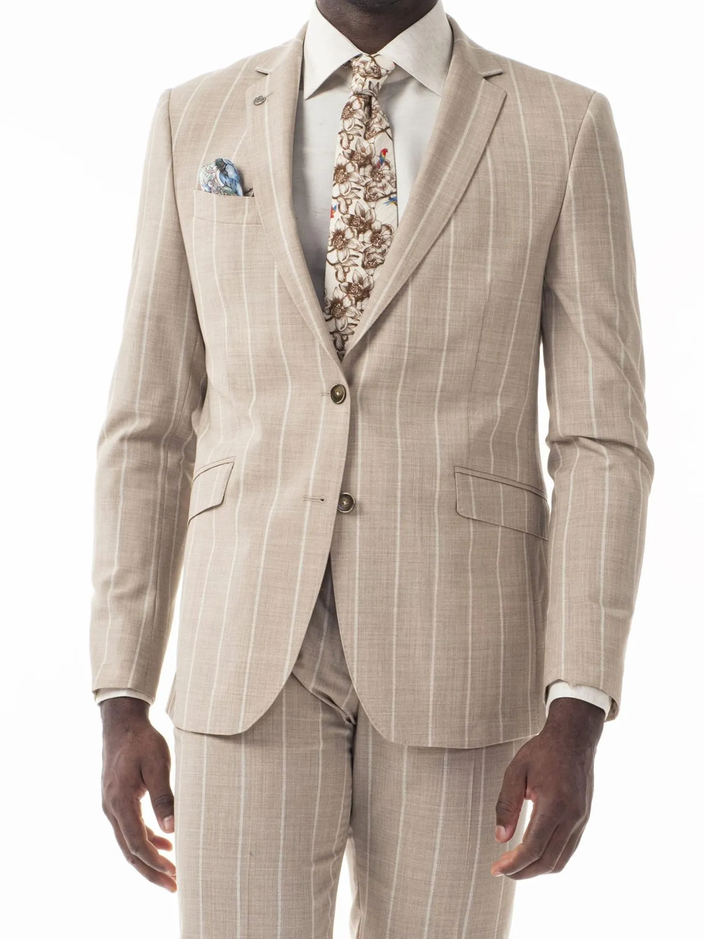 TRAJE BEIGE RAYA