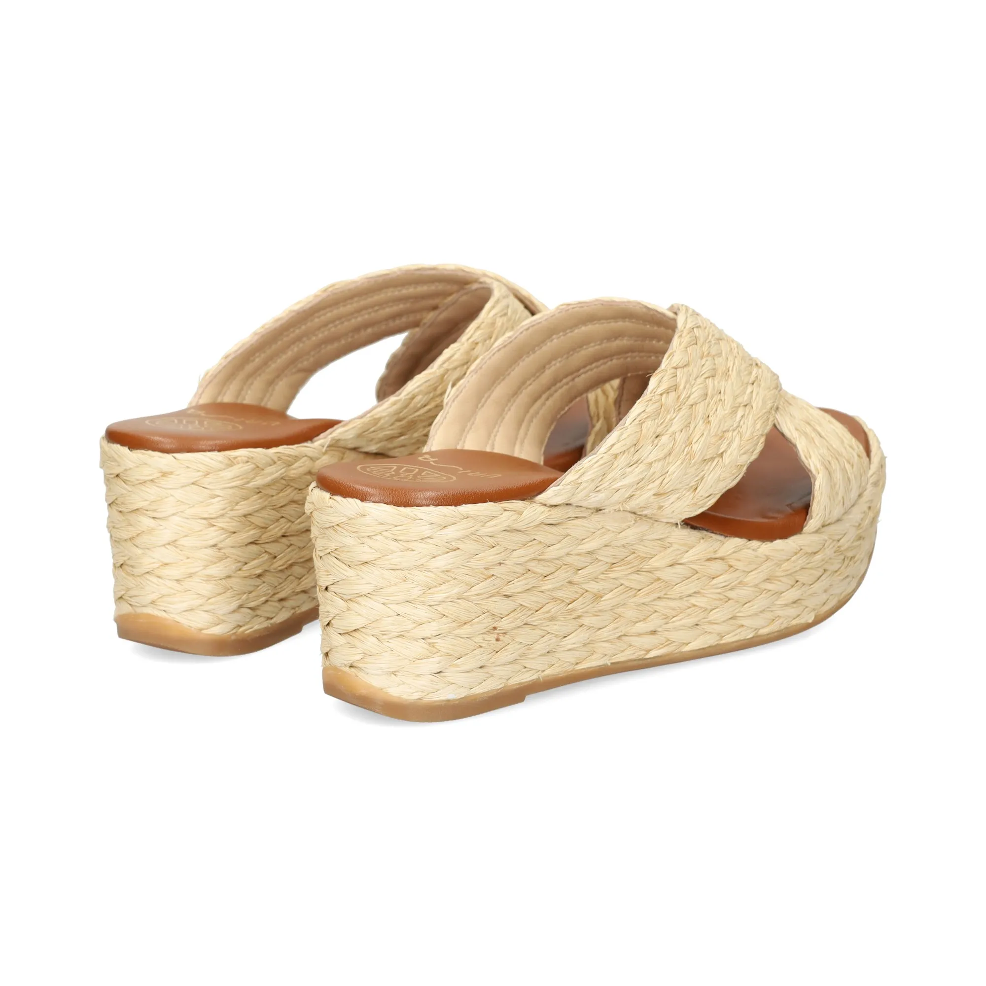 UNISA Sandalias cuña de Mujer NATURAL