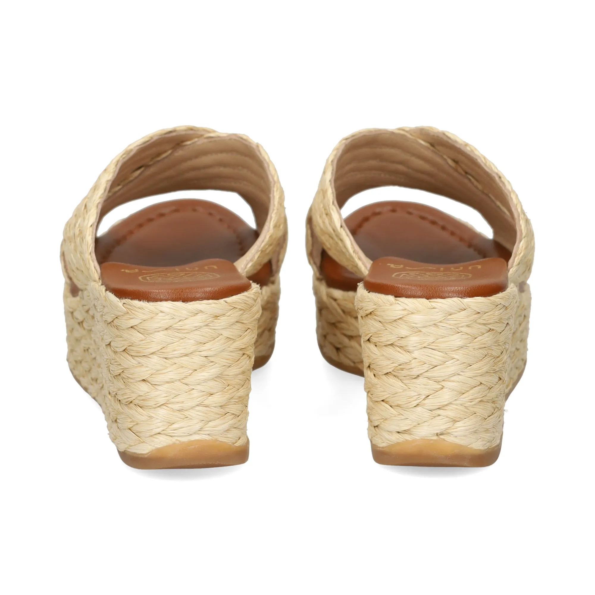 UNISA Sandalias cuña de Mujer NATURAL