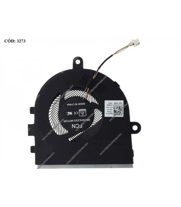 VENTI. DELL INSPIRON 3480 3481 3490 3493 5493 LATITUDE 3490 SERIES 0WYGK2 4PIN ORIG.