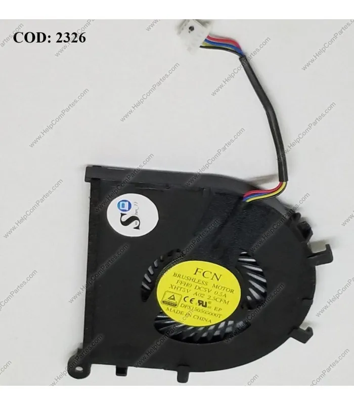 VENTI. DELL XPS 13 9343 9350 SERIES 0XHT5V 4PIN ORIG.