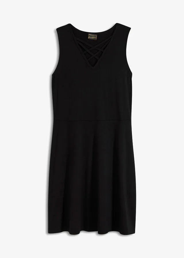 Vestido de punto Negro
