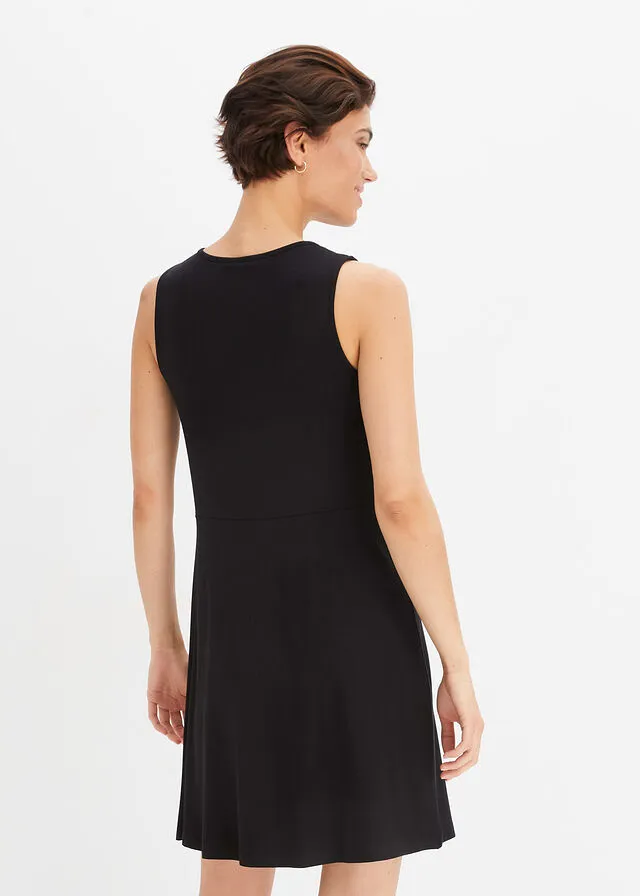 Vestido de punto Negro