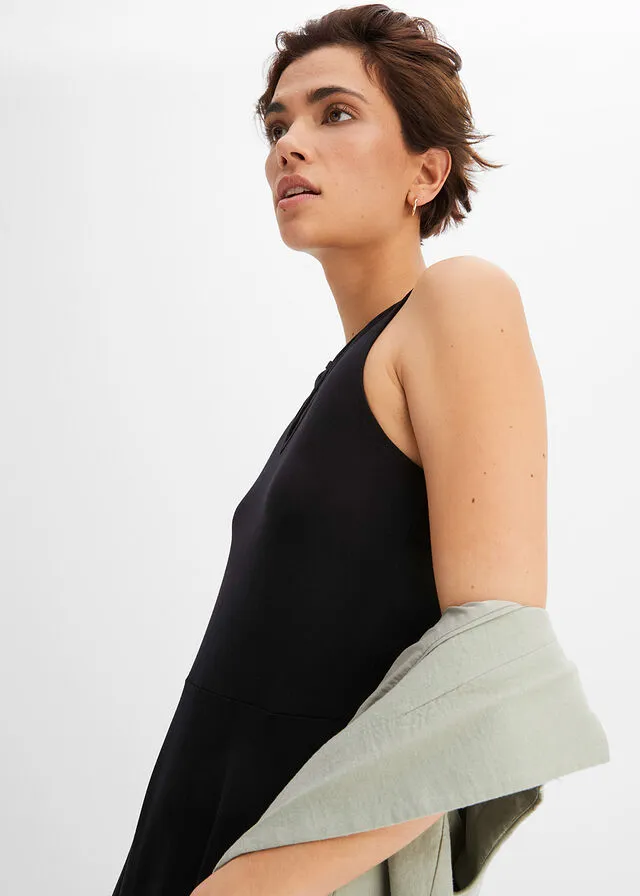 Vestido de punto Negro