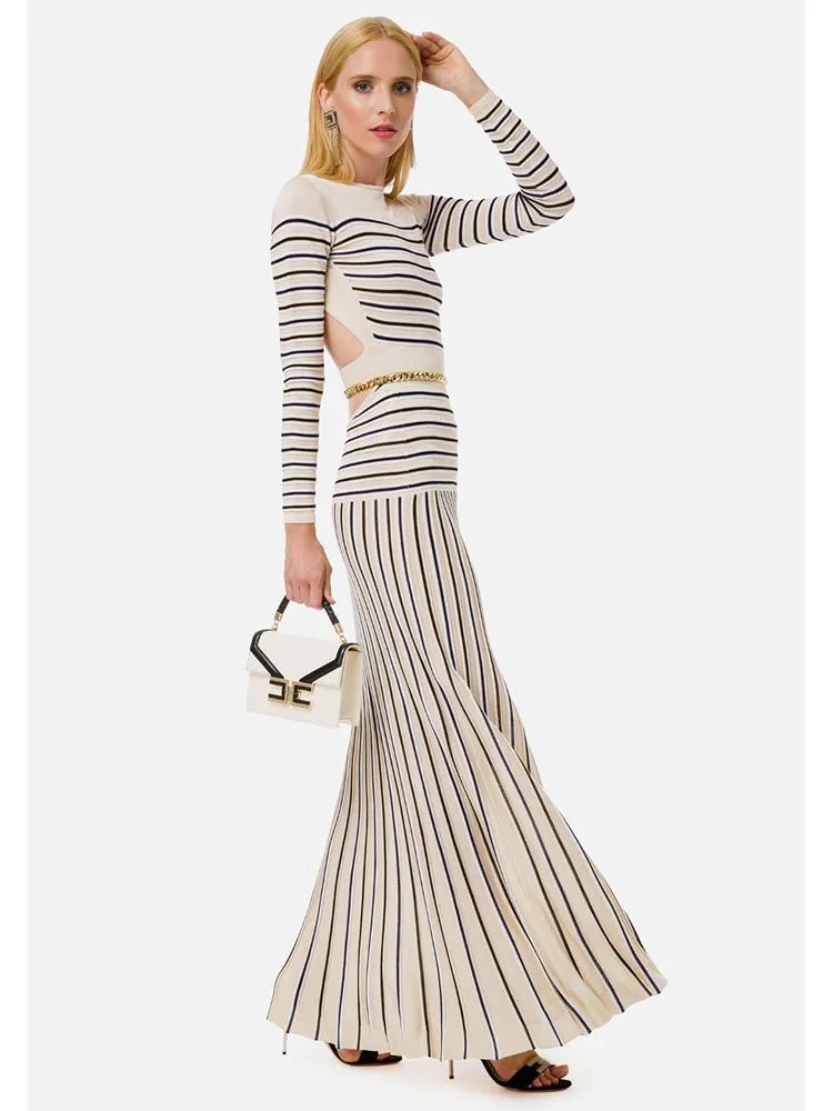 VESTIDO PUNTO RAYADO ELISABETTA FRANCHI