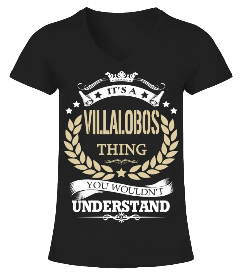 VILLALOBOS  IT'S A VILLALOBOS THING CAMISETA CUELLO PICO MUJER