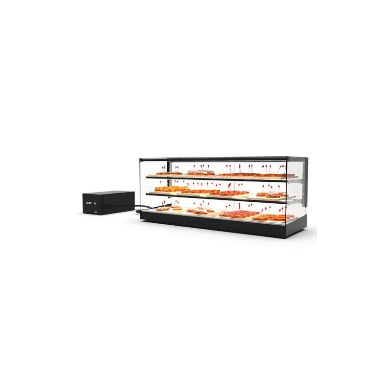 VITRINA REFRIGERADA GRUPO REMOTO LOGIC 3P VTLG26GRP2 CUBA PLANA SAYL