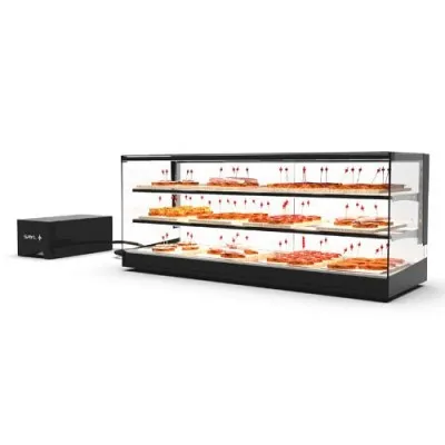 VITRINA REFRIGERADA GRUPO REMOTO LOGIC 3P VTLG26GRP2 CUBA PLANA SAYL