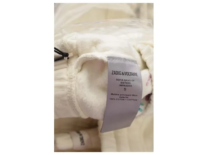 Zadig & Voltaire pantalones deportivos de algodón Beige 