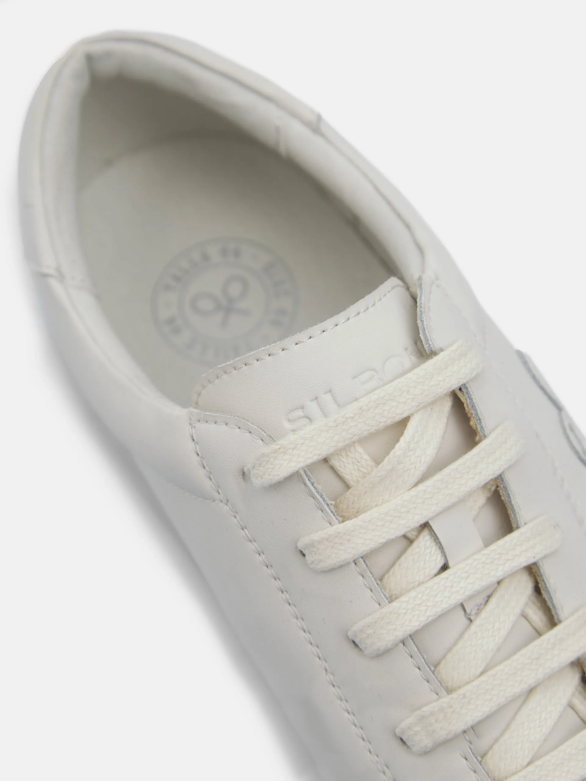 Zapatilla silbon clasica blanca