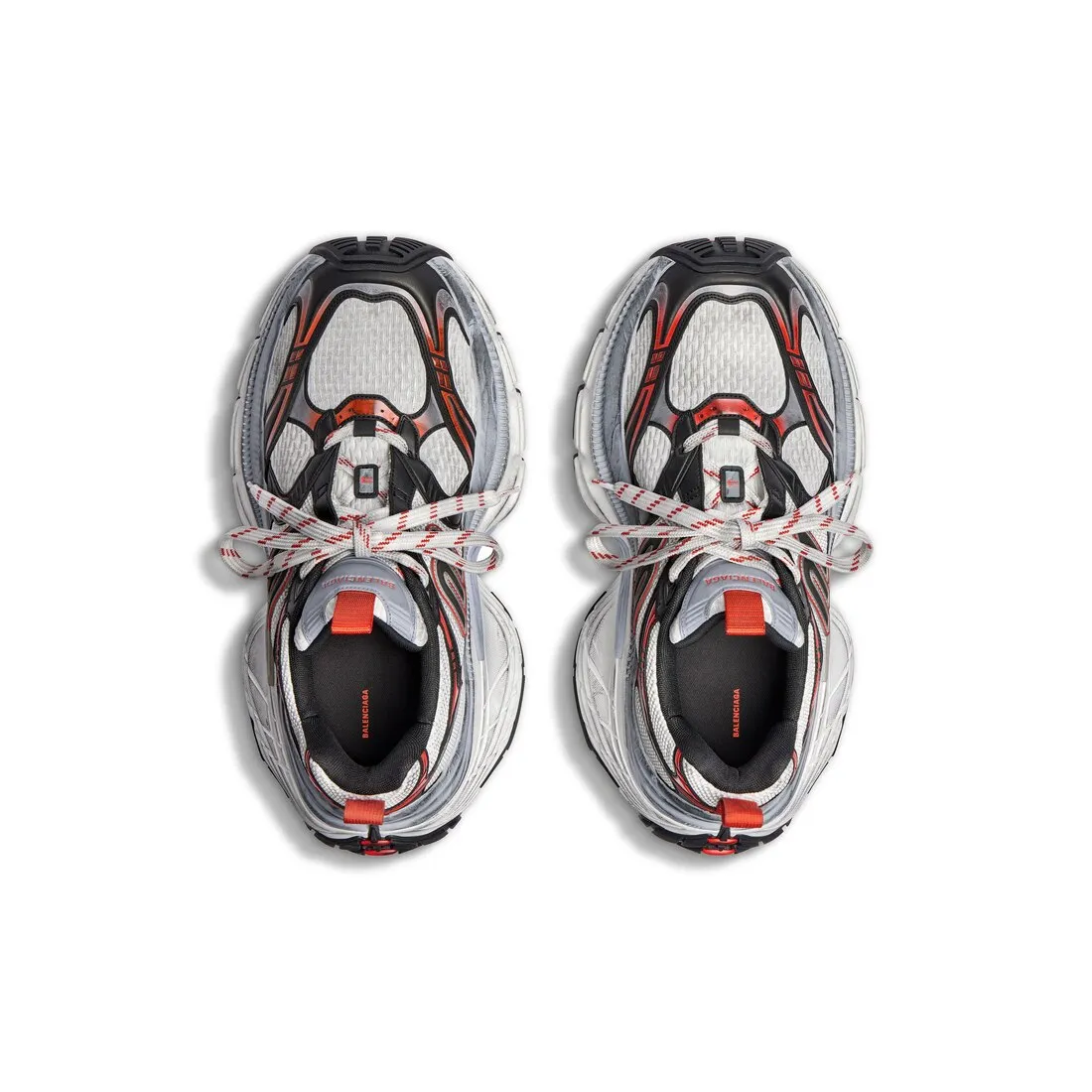 Zapatillas 10xl para Hombre en Gris/blanco/rojo