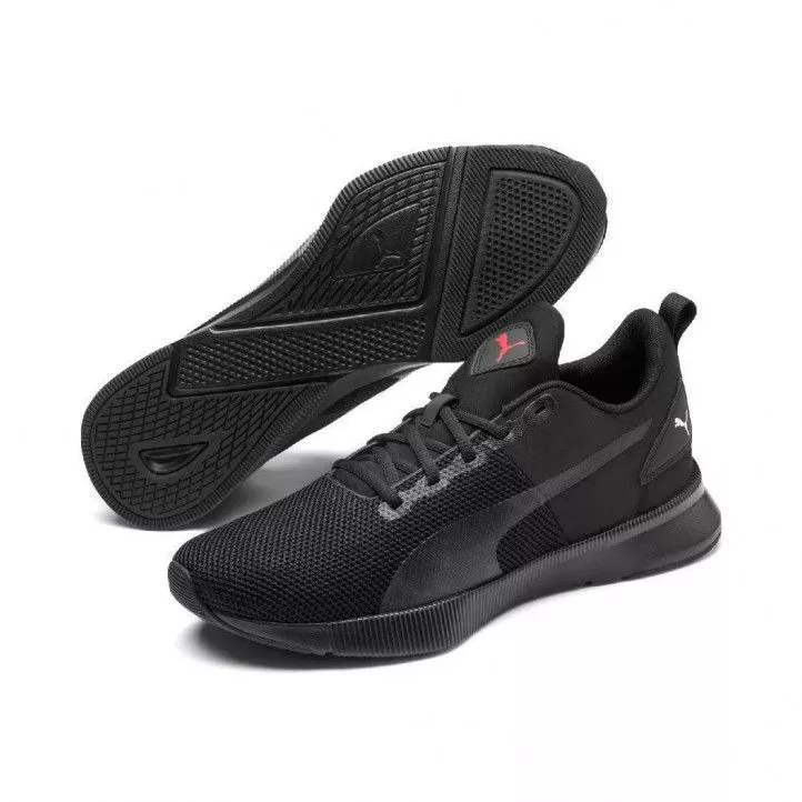 Zapatillas deportivas Puma negras de cordones flyer runner
