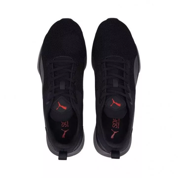 Zapatillas deportivas Puma negras de cordones flyer runner