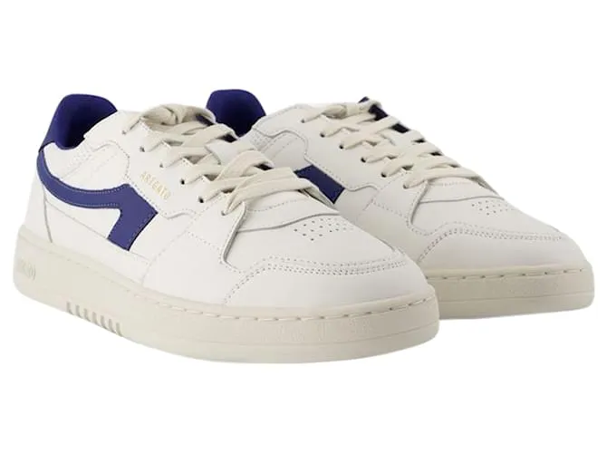 ZAPATILLAS DICE STRIPE  AXEL ARIGATO  PIEL  BLANCO/AZUL 