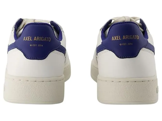 ZAPATILLAS DICE STRIPE  AXEL ARIGATO  PIEL  BLANCO/AZUL 