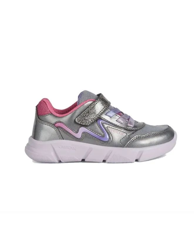 Zapatillas Geox J Aril lila Niña