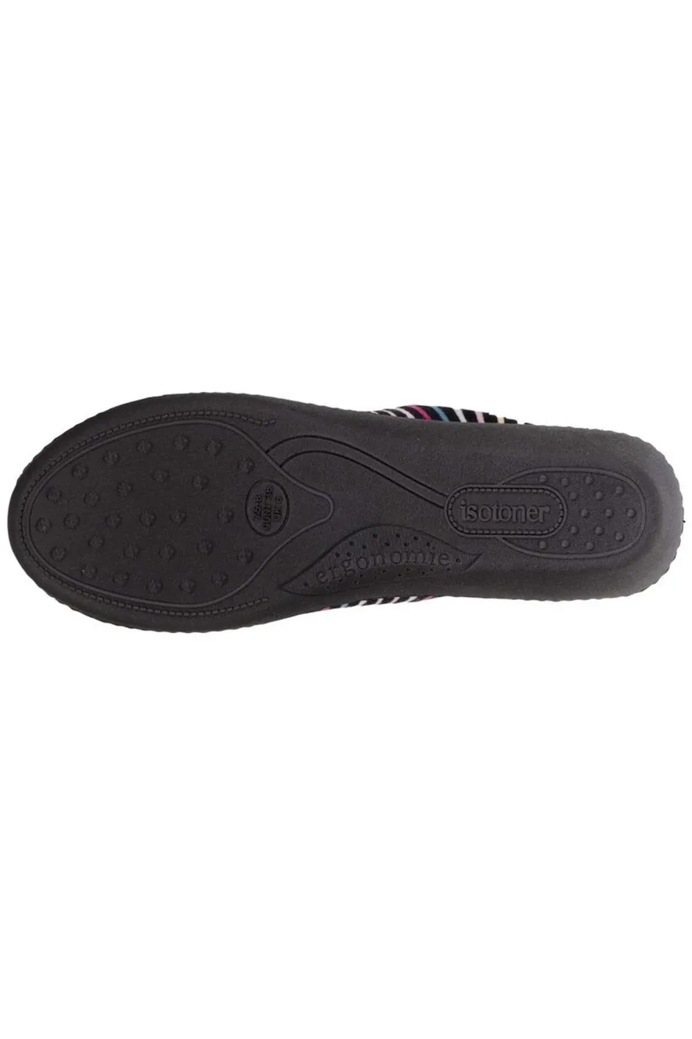 ZAPATILLAS OTOñOINVIERNO ISOTONER  RAYAS  93863