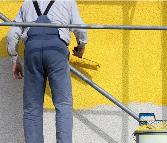 ZINSSER ALLCOAT PINTURA EXTERIOR PARA PAREDES RAL 1002 AMARILLO ARENA  1 LITRO